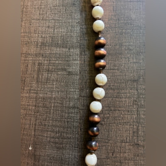 Faux Copper Squash Blossom Necklace - Picture 3 of 3